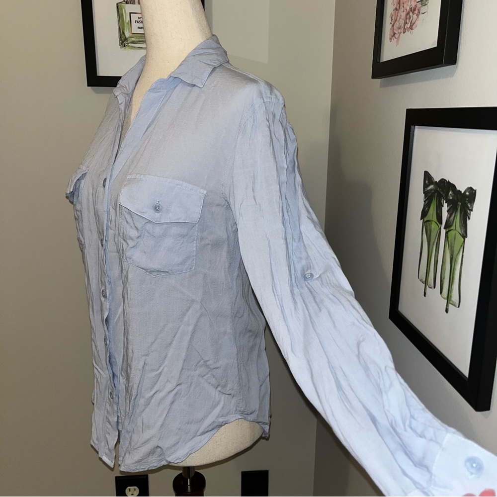 ⚠️ CLEARANCE ⚠️ Rag Poets Button Down Blouse - Picture 4 of 7